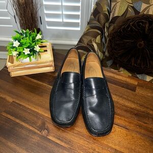 TOD’S TODS driving shoes moccasins Men size 7 Navy Blue